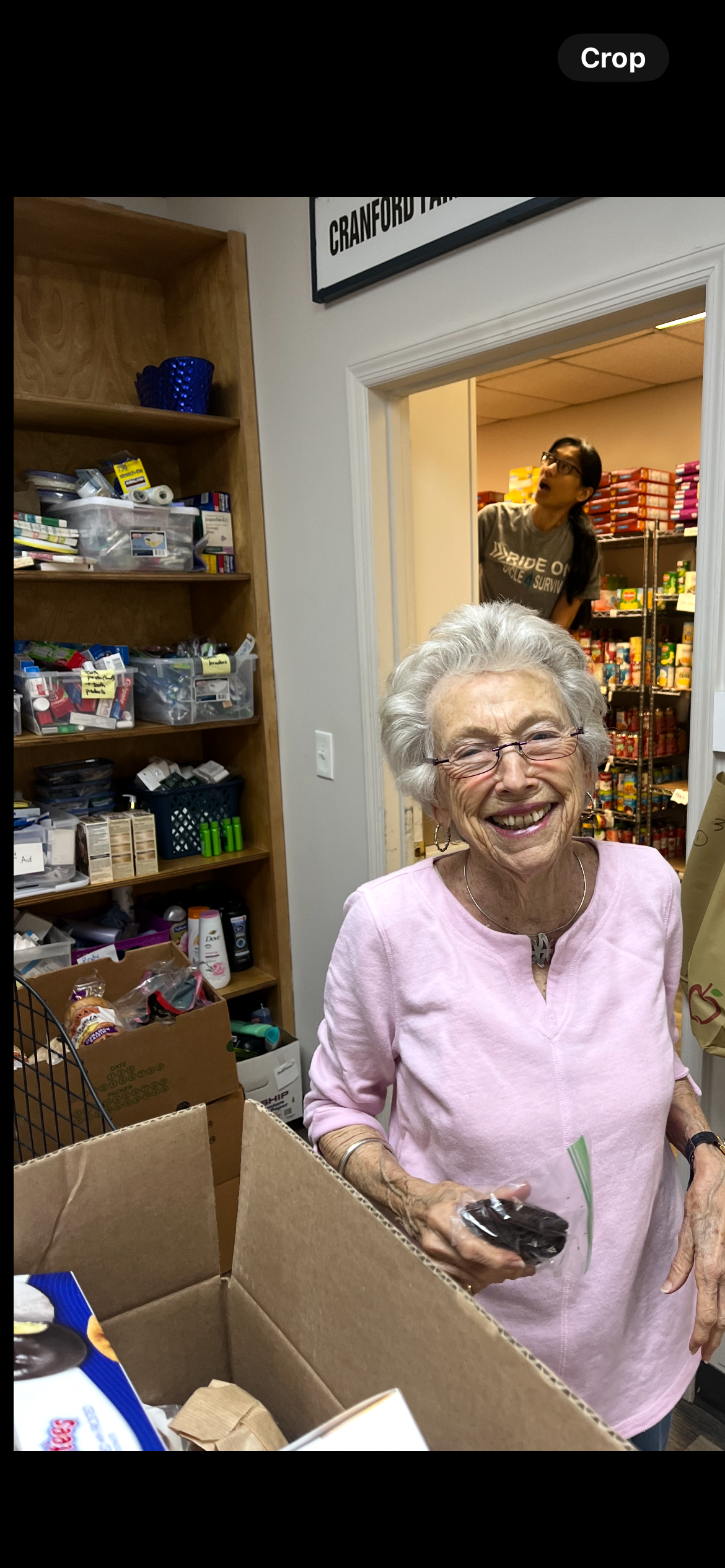 Senior citizen working at Cranford Family Care Senior citizen working at Cranford Family Care