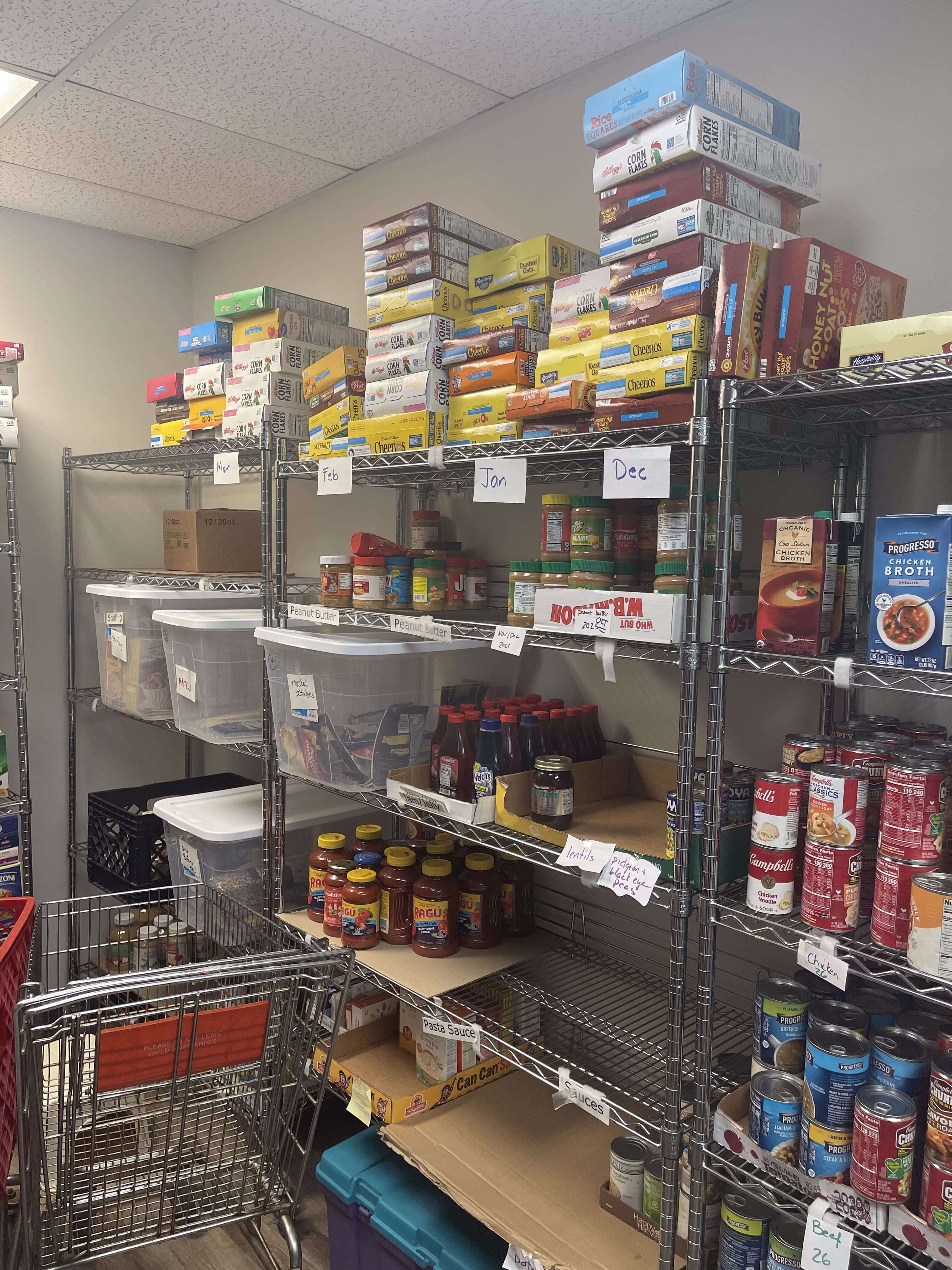 The pantry at Cranford Family Care. The pantry at Cranford Family Care.