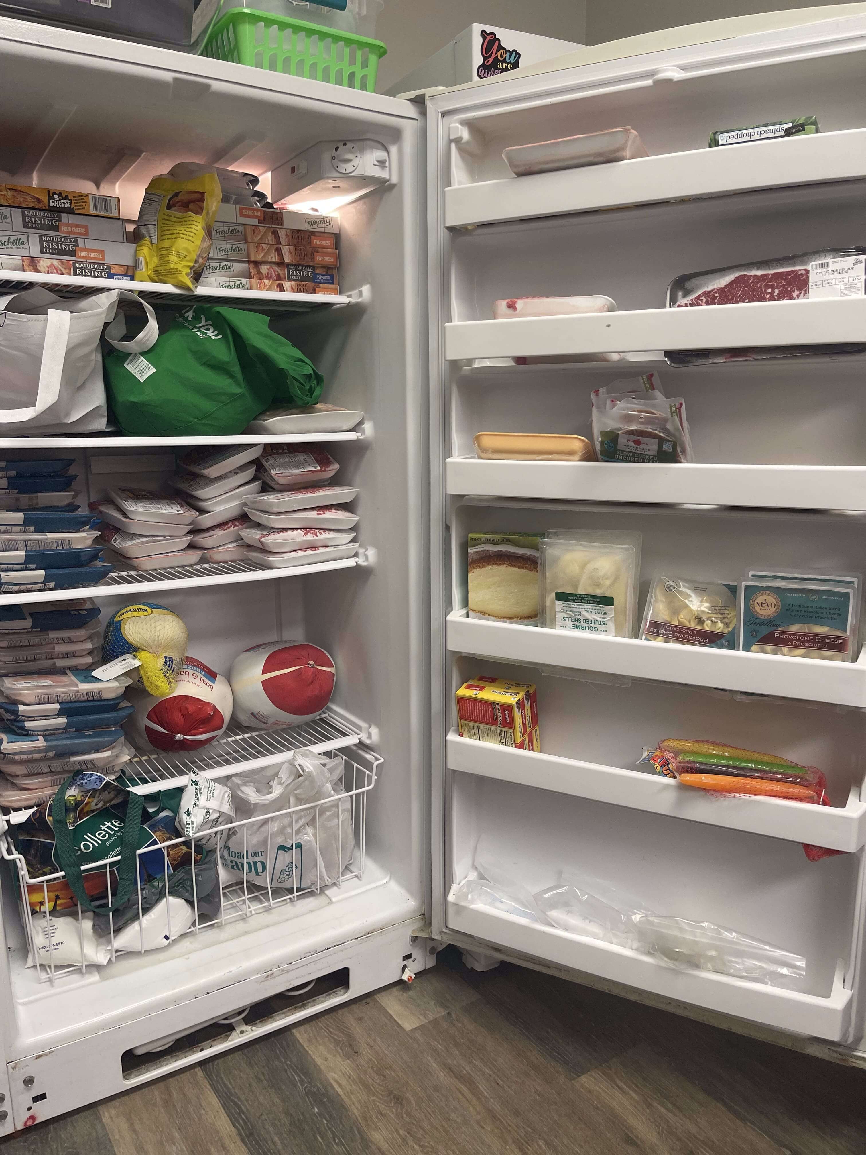 A fridge at Cranford Family Care A fridge at Cranford Family Care