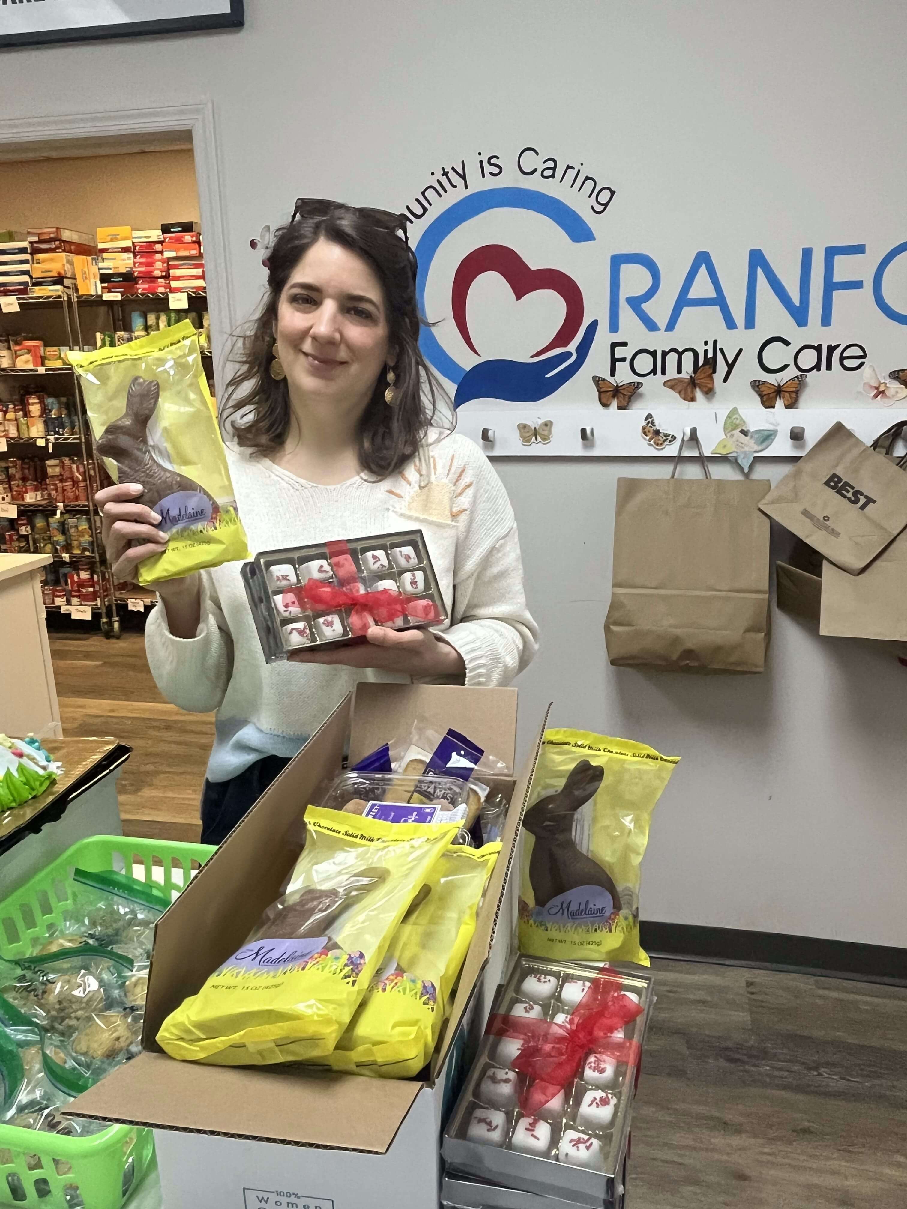 People volunteering at Cranford Family Care. People volunteering at Cranford Family Care.